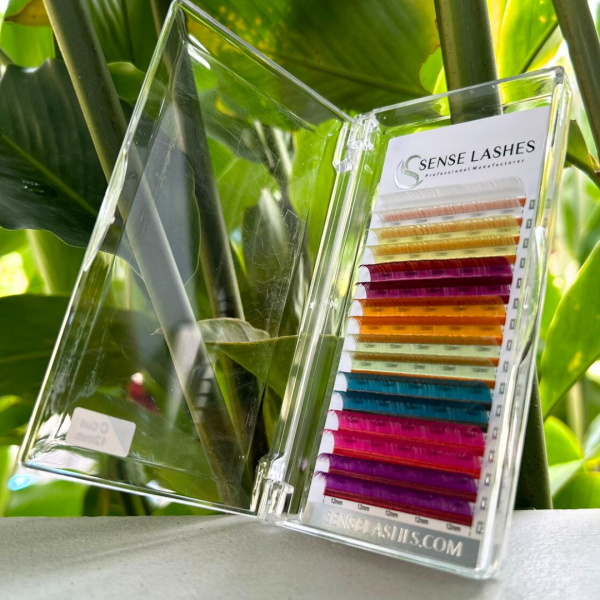 Pestañas Sense Colores Claros – 0.07 D 12mm (DISP SOLO EN LA BOD DE PZ)