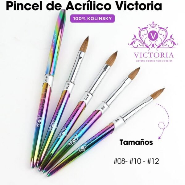 Pincel 100% Kolinsky #12 Victoria
