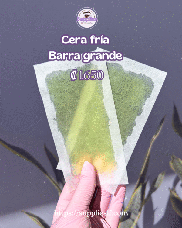 Cera fría en barra Grande - 5uni
