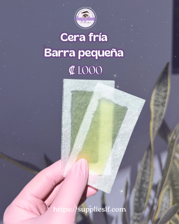 Cera fría en barra pequeña - 6uni