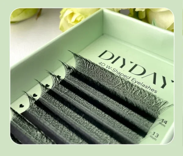 Pestañas W Completas 4D Diy Day 0.07 D