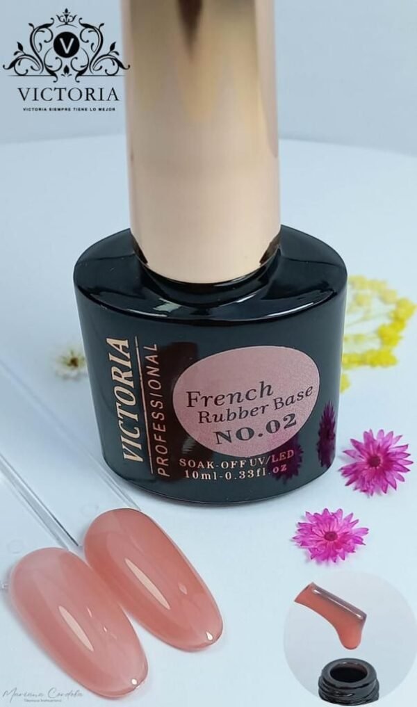 French Rubber Base color Victoria - Imagen 6
